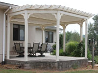 vinyl pergola