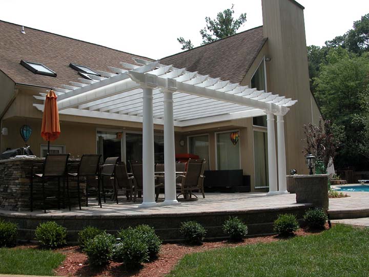 vinyl artisan pergola