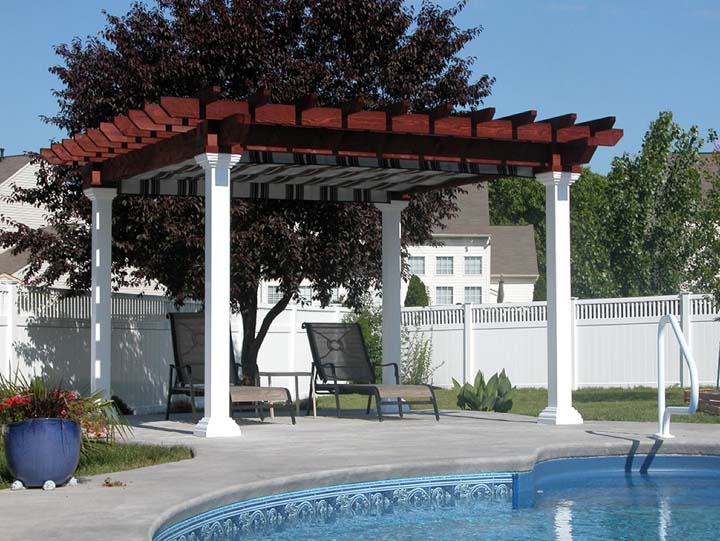 vinyl artisan pergola