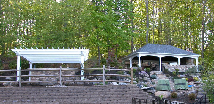 vinyl artisan pergola