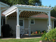 vinyl pergola