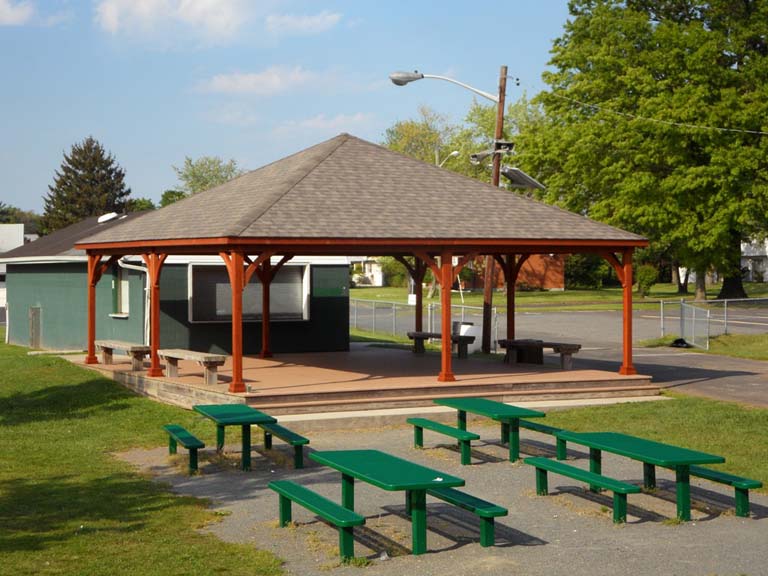 pressure treated patio pavilion