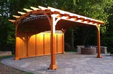 hearhside pergola