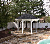 vinyl bell gazebo