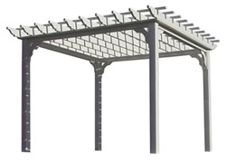 vinyl pergola