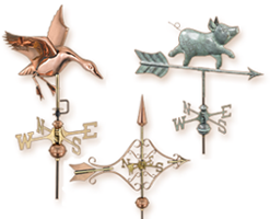 copper weather vanes