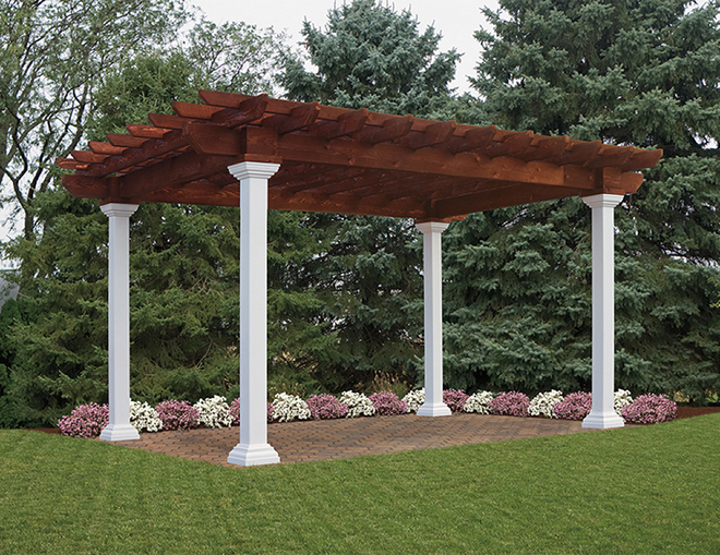 vinyl artisan pergola