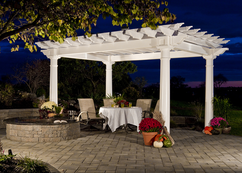 vinyl artisan pergola