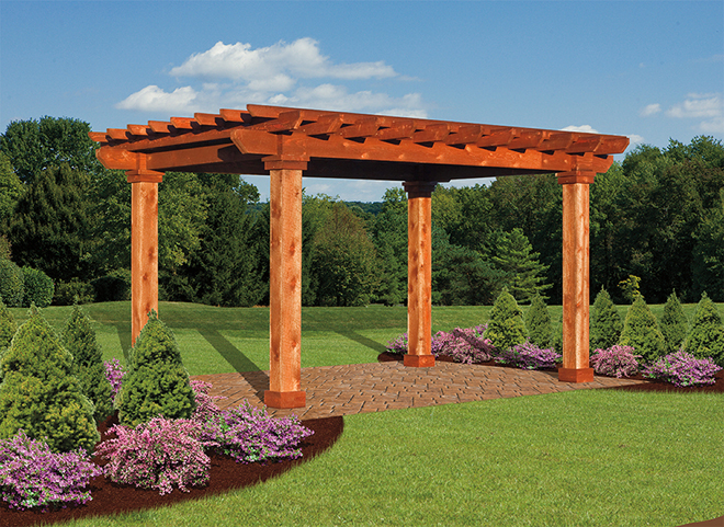 vinyl artisan pergola