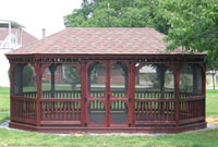 wood gazebo