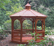 wood gazebo