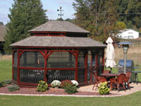 wood gazebo