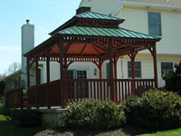 wood gazebo