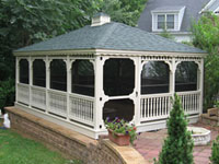 wood gazebo