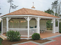 wood gazebo