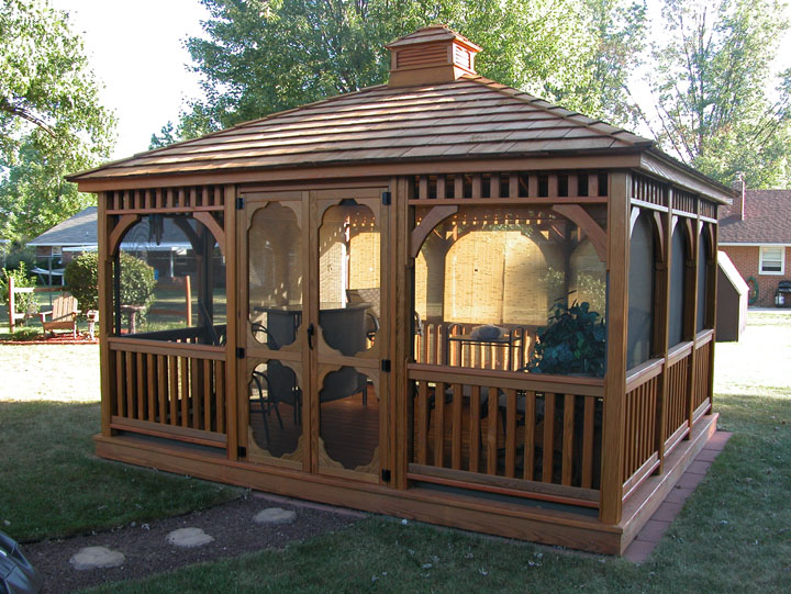 pressure treated patio gazebo