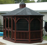 wood gazebo