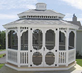 wood gazebo