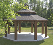 wood gazebo