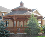 wood gazebo