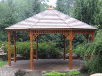 wood gazebo