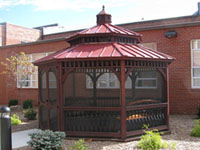 wood gazebo