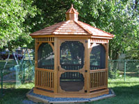 wood gazebo