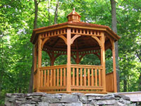 wood gazebo