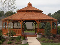 wood gazebo