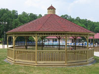 wood gazebo