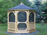 wood gazebo