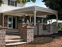 vinyl pergola