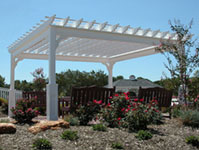 vinyl pergola