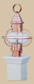 copper onion lamp
