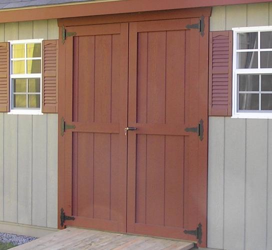 Building Double Shed Doors