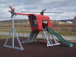helicopter swingset