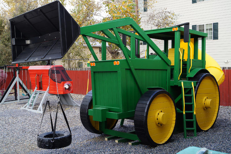 Amish Creations Tractor Loader Swing Set