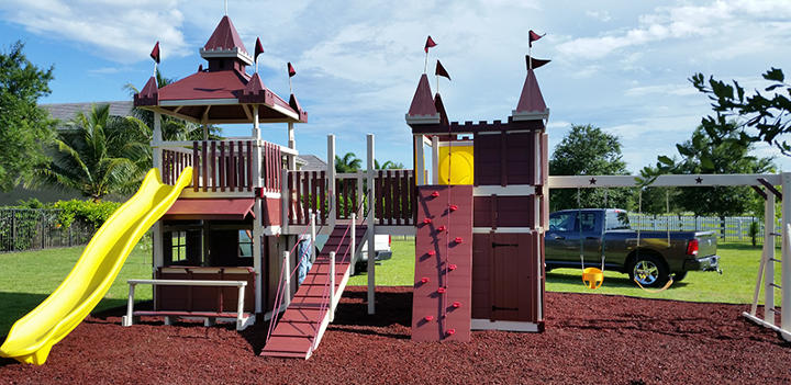 princess castle swing set