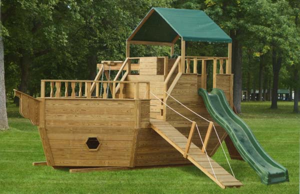 mountain view ship swingset