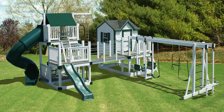 pvc swing set