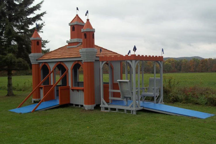 amish creations swingset