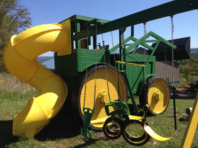 tractor swingset