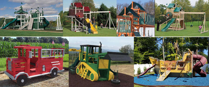Amish built swing sets near best sale me