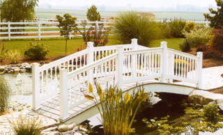vynal foot bridge