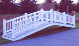 vinyl foot bridge