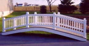 vinyl foot bridge
