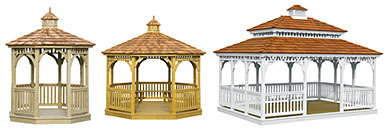 wood gazebo